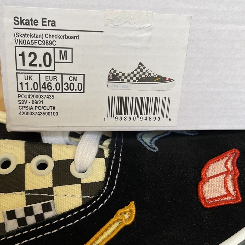 Vans Skate Era Skateitan Checkerboard Men’s - Picture 15 of 16
